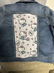 Hello Kitty Denim Jeans Jacket 5T - Picture 1 of 4