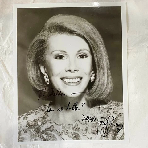 Joan Rivers Hand Signed Autograph Photo 8x10 Cover