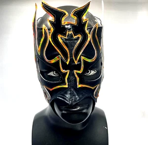 La Hiedra Maschera Donna Semi Professionale Grado Lotta Lucha Libre Nero e Oro - Foto 1 di 5