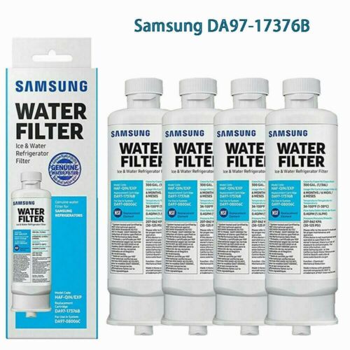 4PC Samsung DA97-17376B HAF-QIN/EXP REFRIGERATOR Water Filter Sealed DA97-08006C