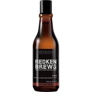 Champú, acondicionador y jabón corporal Redken Brews 3 en 1 para hombre - Imagen 1 de 6