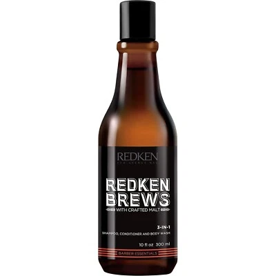 Redken Brews 3-IN-1 Men's Shampoo, Conditioner, and Body Wash - Image 1 of 4
