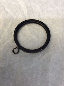 10 Pack Select Drapery Flat Curtain Ring for Use With 1-3/16in Pole 130-3600-46