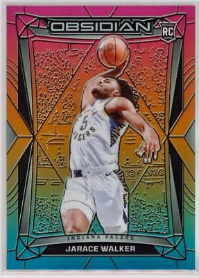 2023-24 Obsidian Jarace Walker Neon Flood RC 187 SSP Case Hit Indiana Pacers - Image 1 of 2