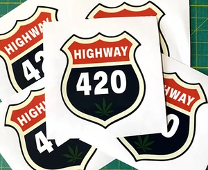 420 Medicine Cannabis / STICKERS / GRAPHIC / LAPTOP /VINYL - 014 - Picture 1 of 2