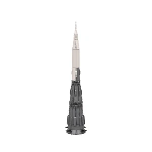 MOC: Rocket (N-1) Moon Rocket 1:110 Scale Model Toys Building Set 2693 Pieces - Picture 1 of 9