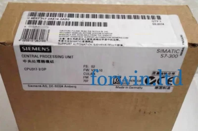 New Siemens 6ES7317-2AK14-0AB0 6ES7 317-2AK14-0AB0 SIMATIC S7-300 CPU - Bild 1 von 2