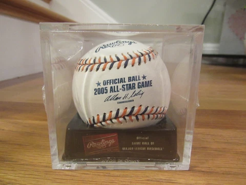 NEW IN CASE - 2005 All Star Game Official MLB Rawlings Baseball Detroit Tigers Cover