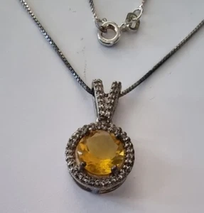 Cumbria Fluorite Pendant, 925 Silver, Juwelo, with Chain & Certificate - Picture 1 of 5