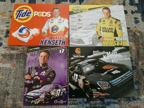 Nascar Matt Kenseth Lot of 4 Post/Hero Cards Cover