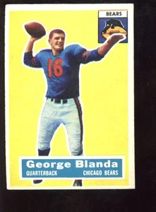 1956 Topps Football Card #11 George Blanda EX - Picture 1 of 1