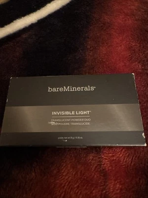 BAREMINERALS Invisible Light TRANSLUCENT POWDER DUO Matte & Glow .31 Oz NEW - Image 1 of 4