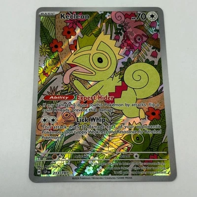 Kecleon - Illustration Rare SV08: Surging Sparks 213/191 Near Mint/Mint - Image 1 of 2