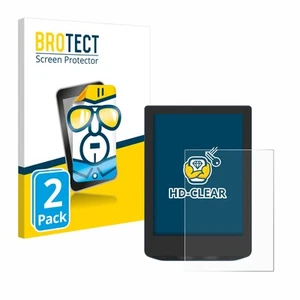 2x Display Schutz Folie für PocketBook Verse Pro Zubehör Transparent - Bild 1 von 6