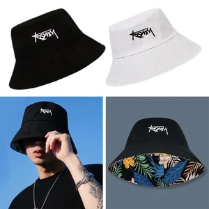 Spring Summer Panama Hat Portable Sun Hat Bucket Hat Fisherman Cap Beach Cap - Picture 1 of 16