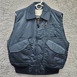 ALPHA Vest Flyers Medium Bomber Flight Cold Weather CWU-36/P Vintage '86 Top Gun - Picture 1 of 11
