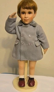 John John Kennedy Collection “Farewell Salute” Doll, Danbury Mint, Elke Hutchins - Picture 1 of 4