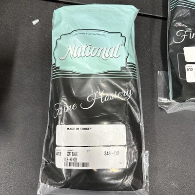 Medias finas nacionales estilo/talla A12 desnudas 6 pares vintage nuevas de colección Foto 1 de 4