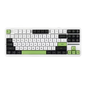 AULA F87 Pro 87key Mechanical Keyboard RGB White/Green Unused/Tested - Picture 1 of 12