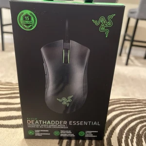 Razer DeathAdder Essential 5 Programmable Buttons Ergonomic Wired Gaming Mouse - Afbeelding 1 van 4