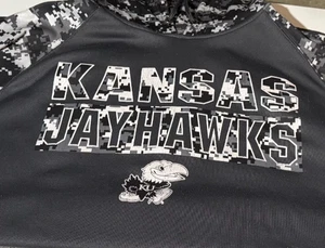 Kansas Jayhawks - Operation Hat Trick (OHT) Hoodie - 3XT (3XLT) - Picture 1 of 6