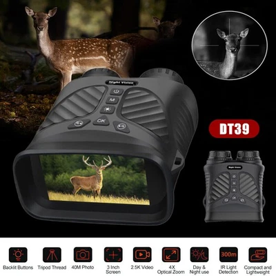 Night Vision Goggles 8x Digital Zoom Infrared Binoculars NEW AU - Image 1 of 4