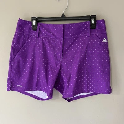 Adidas Adizero Women's Golf Shorts Size 8 Purple  - Image 1 of 4