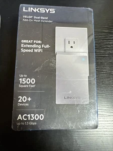 Linksys WHW0101P Velop Mesh WiFi Extender Dual-band #6727 - Photo 1/2