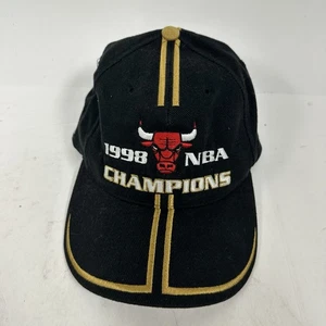 Vintage NBA Chicago Bulls Cap Hat Strapback Sports Specialties 1998 - Picture 1 of 6