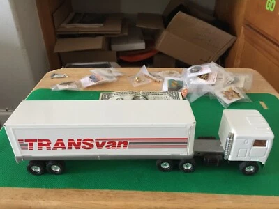 Ertl Kenworth Coe Semi Tractor Trailer Truck 1:48 Pressed Steel TRANSVAN B392 - Image 1 of 4