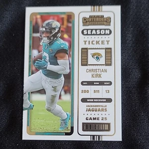 2022 Contenders Season Ticket Christian Kirk # 52 Jacksonville Jaguars - Picture 1 of 10