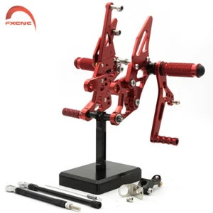 For Yamaha FZ1 2006-2016 FZ8 2010-2012 2013 CNC Adjustable Rearset FootPeg Rest - Picture 1 of 12