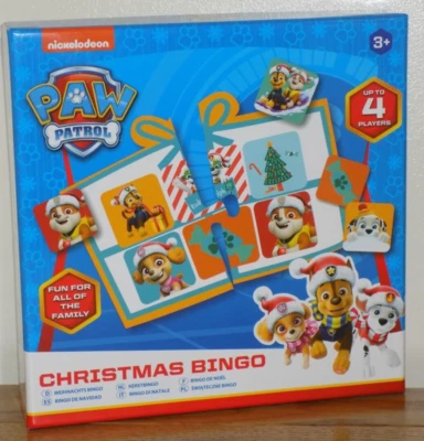 SPIN MASTER Paw Patrol Weihnachten Bingo Puzzle Spiel - BRANDNEU