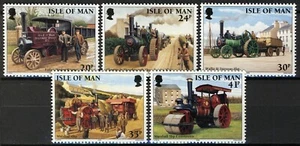 Isla de Man 1995, Juego de motores de vapor antiguos MNH, Mi 622-26 - Imagen 1 de 1
