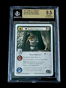 GAME OF THRONES Leyton Hightower #14 RARE BGS 9.5 GEM MINT 2011 Season 1 - Picture 1 of 2
