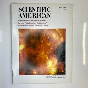 Scientific American Vintage Magazine 1991 July Churning Clouds Opium History - Picture 1 of 2