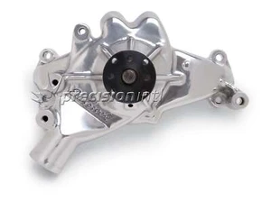 EDELBROCK 8861 VICTOR SERIES LONG WATER PUMP BB CHEV 396-454 V8 POLISHED - Picture 1 of 1