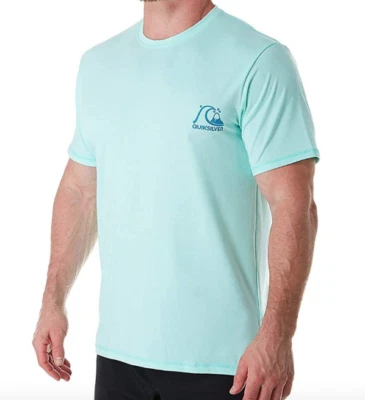 Quiksilver Men's Standard Heritage Short Sleeve Rashguard Surf Shirt Sz M - Image 1 of 2