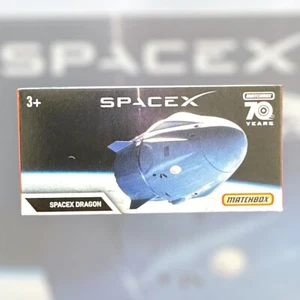 2023 MATCHBOX POWER GRABS 70 YEARS SPACE X SPACEX DRAGON - Picture 1 of 2