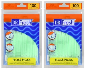 Dr. Fresh Plettri per filo interdentale a setole morbide, 100 ct (confezione da 2) - Foto 1 di 1