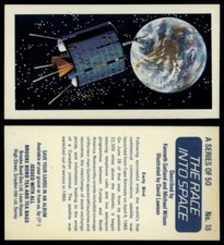 Early Bird #18 The Race Into Space 1971 Brooke Bond Tea Card