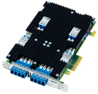 Fiber Gigabit Ethernet Card Riverbed NIC-005-4LX 410-00046-01 Rev:3 .0 - Image 1 of 2