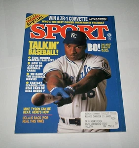 1990 SPORT Magazine BO JACKSON Kansas City Royals ! - Picture 1 of 1