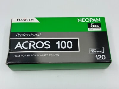 NEW FUJIFILM Neopan Acros 100 120 film 5 pack  EXP 2015-2018  ALWAYS FROZEN - Image 1 of 3