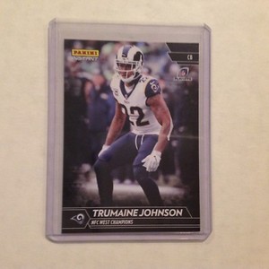 Trumaine Johnson #205 Rams / Montana MVP 1/1 Made 2017 Panini Instant Black NFL