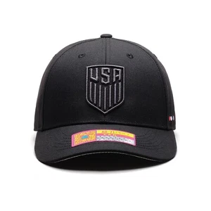 Equipo EE. UU. - Selección Nacional de Fútbol de Estados Unidos 'Dusch' Sombrero Ajustable - Negro - Imagen 1 de 4