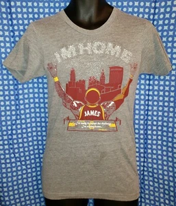 Cleveland Cavaliers LeBron James Gray Heather I'm Home T-Shirt - Adult XS - Picture 1 of 6