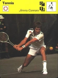 1977 Sportscaster Card - Jimmy Connors - Picture 1 of 1