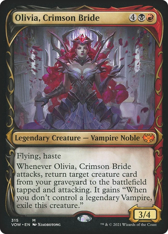 MTG Olivia, Crimson Bride Showcase  - Innistrad: Crimson Vow #315 - Image 1 of 1