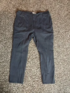 Anthropologie Neu mit Etikett Damen Large grau Cargohose zum Überziehen Baumwollmischung - Bild 1 von 7